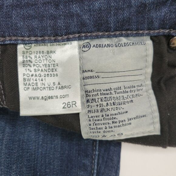 Adriano Goldschmied The Stevie Slim Straight blue jeans 26R - Picture 5 of 8
